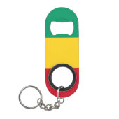 Guinese vlag mini flessenopener (Voorkant)