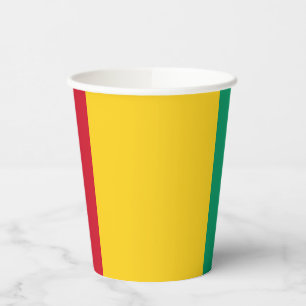 Guinese vlag papieren bekers