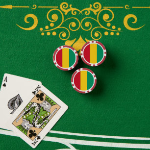 Guinese vlag poker chips