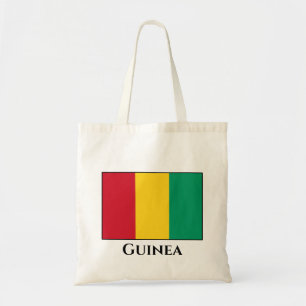 Guinese vlag tote bag