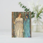 "Guinevere" Fairy Art van Florence Harrison Briefkaart (Staand voorkant)
