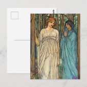 "Guinevere" Fairy Art van Florence Harrison Briefkaart (Voorkant / Achterkant)