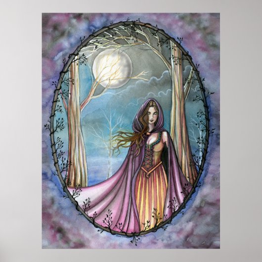 Guinevere Fantasy Fairy Tale Poster Print (Voorkant)