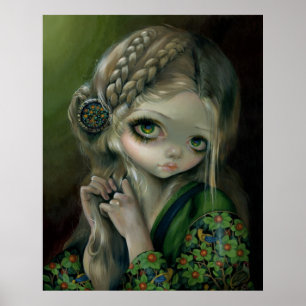 Guinevere had groene ogen ART PRINT Jasmine Becket