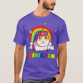 Guinicorn cavia eenhoorn voor meisjes cavia t-shirt