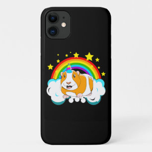 Guinicorn Guinea Pig Unicorn Rainbow iPhone 11 Hoesje