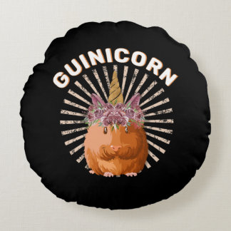 Guinicorn Guinee Pig Unicorn Rond Kussen