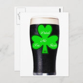 Guinness Pint briefkaart (Voorkant / Achterkant)