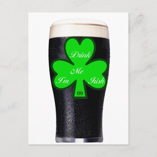 Guinness Pint briefkaart (Voorkant)