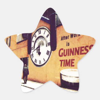 Guinness Time Ster Sticker