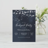 Guirlande de lumières du ciel du soir Invitation à (Debout devant)