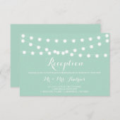 Guirlande de lumières féeriques blanches | Carte d (Devant / Derrière)