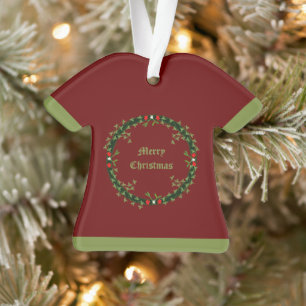 Guirlande de Noël gothique personnalisée double fa