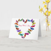 Guirlande de papillon, carte heureuse du jour de (Fleur jaune)