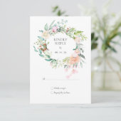 Guirlande de verdure de roses de la forêt RSVP flo (Debout devant)