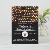 Guirlande Lumineuse Ambre Invitation de Mariage Ru (Debout devant)