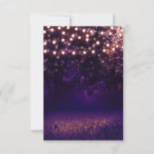 Guirlande lumineuse pour mariage avec carte de rép (Dos)