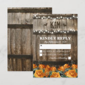 Guirlande Lumineuse | Réponse de Mariage Rustique  (Devant / Derrière)