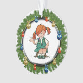 Guirlande rouge junior de pin de cheveux avec des (devant)