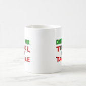 Guirlandes emmêlées Mug drôle (Centre)