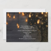 Guirlandes lumineuses vintage et invitations de ma (Devant)