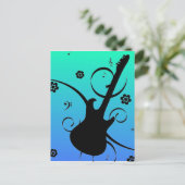 Guitaar Briefkaart (Staand voorkant)