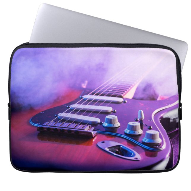 Guitaar laptophoes laptop sleeve (Voorkant)