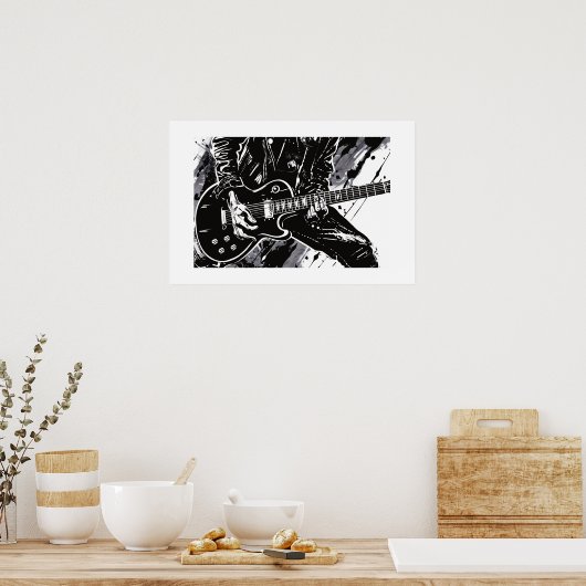 Guitaar Poster (Keuken)