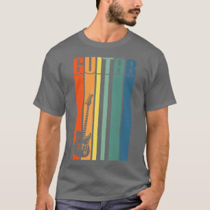 Guitaar Retro 70s Design 1970sGuitar563 T-shirt