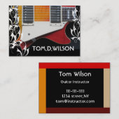 Guitaar Visitekaartje (Voorkant / Achterkant)