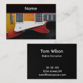 Guitaar Visitekaartje (Voorkant / Achterkant)