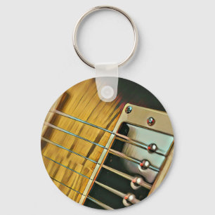 Guitaarcadeaus voor hem sleutelhanger