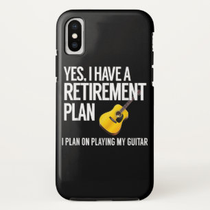 Guitaardewerk voor gitaarspeler iPhone x hoesje