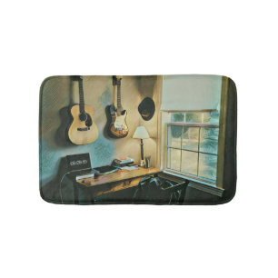 Guitaargeschenken voor vriendin badmat