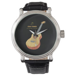 Guitaarverblijf in afstemming horloge