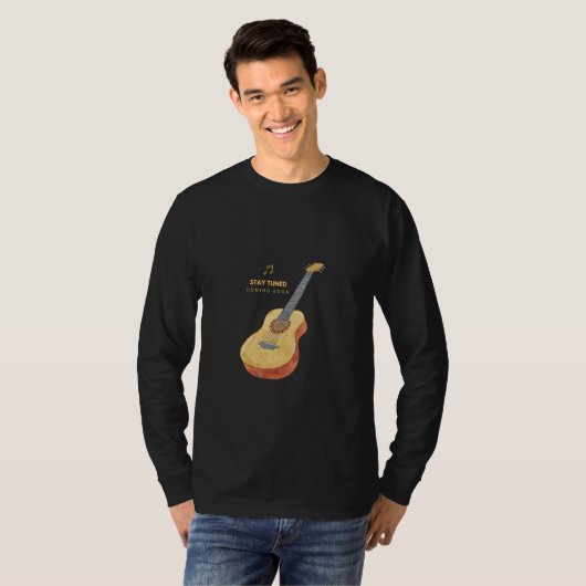 Guitaarverblijf in afstemming t-shirt (Voorkant volledig)