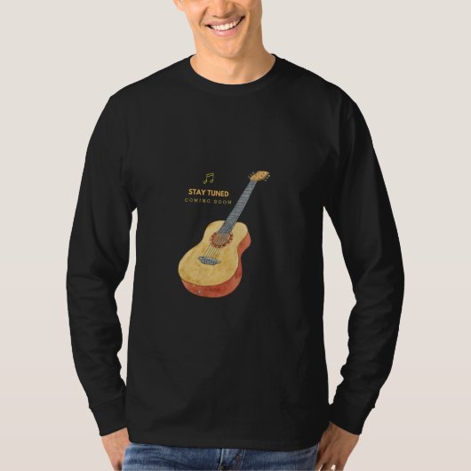Guitaarverblijf in afstemming t-shirt (Voorkant)