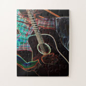 Guitar 1 11x14 30pc jpcn legpuzzel (Verticaal)