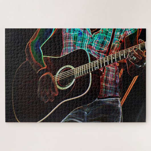 Guitar 1 20x30 1014PC jpcn Legpuzzel (Horizontaal)