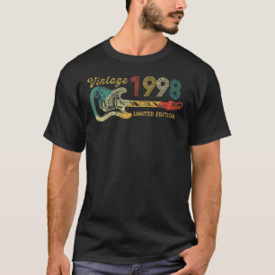 Guitar 24 jaar oude Vintage 1998 T-shirt