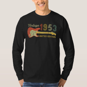 Guitar 70 jaar oude Vintage 1953 T-shirt