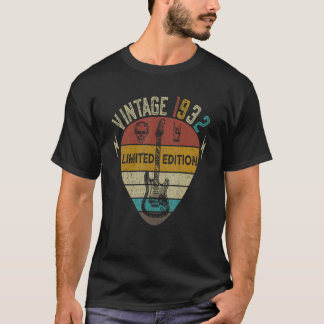 Guitar 90th Birthday Best of 1932 T-shirt