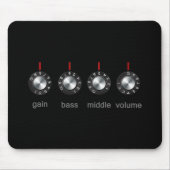 Guitar Amp Knobs Muismat (Voorkant)