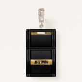 Guitar amp met aangepaste naam  badge (Achterkant met clip)