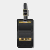 Guitar amp met aangepaste naam bagagelabel (Voorkant verticaal)