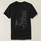 Guitar Amp Schematic Classic T-Shirt (Design voorkant)