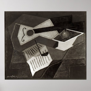 Guitar and Fruit bowl, 1926 Poster