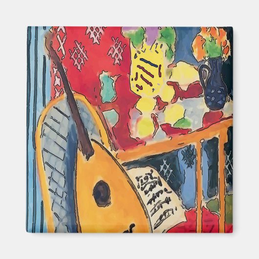 Guitar Art Magneet (Voorkant)