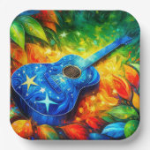 Guitar Art Papieren Bordje (Voorkant)