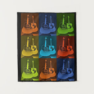 Guitar Art Wandkleed